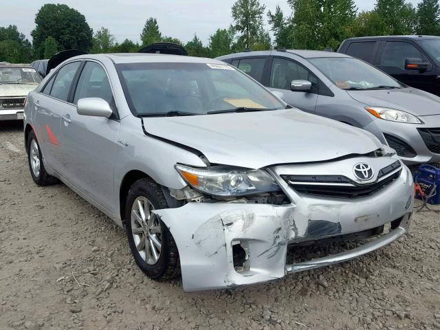 4T1BB3EK4BU135049 - 2011 TOYOTA CAMRY HYBR SILVER photo 1