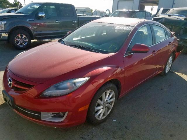 1YVHZ8DH9C5M20686 - 2012 MAZDA 6 I RED photo 2