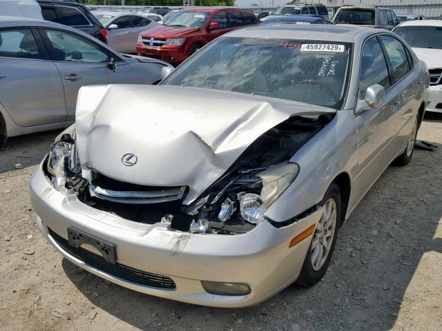 JTHBA30G145020561 - 2004 LEXUS ES 330 SILVER photo 2