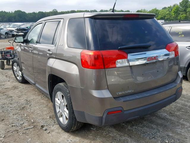 2GKALMEK0C6273193 - 2012 GMC TERRAIN SL GRAY photo 3