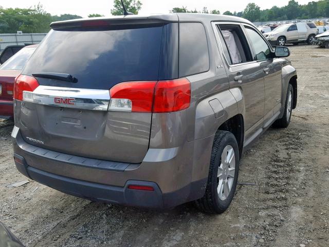 2GKALMEK0C6273193 - 2012 GMC TERRAIN SL GRAY photo 4