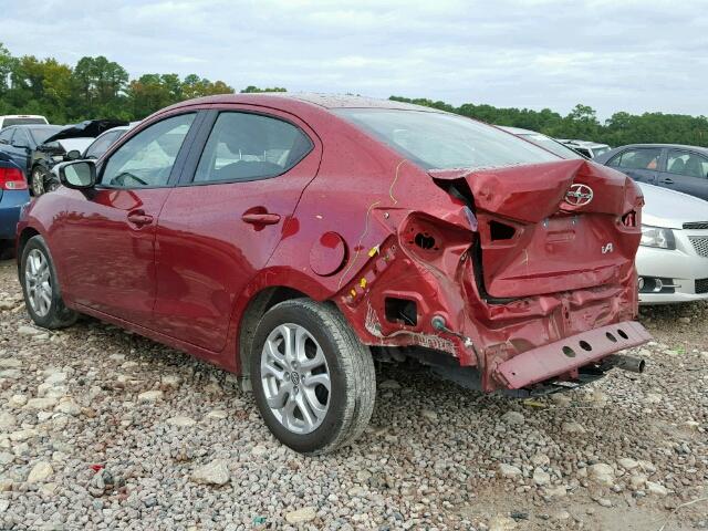 3MYDLBZV1GY126498 - 2016 TOYOTA SCION IA RED photo 3