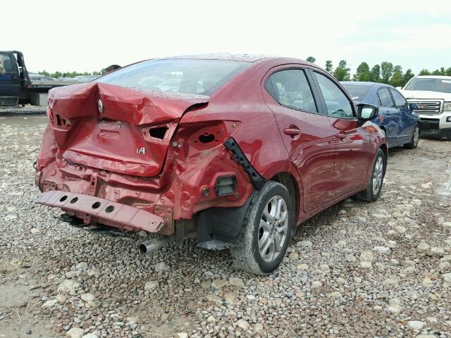 3MYDLBZV1GY126498 - 2016 TOYOTA SCION IA RED photo 4