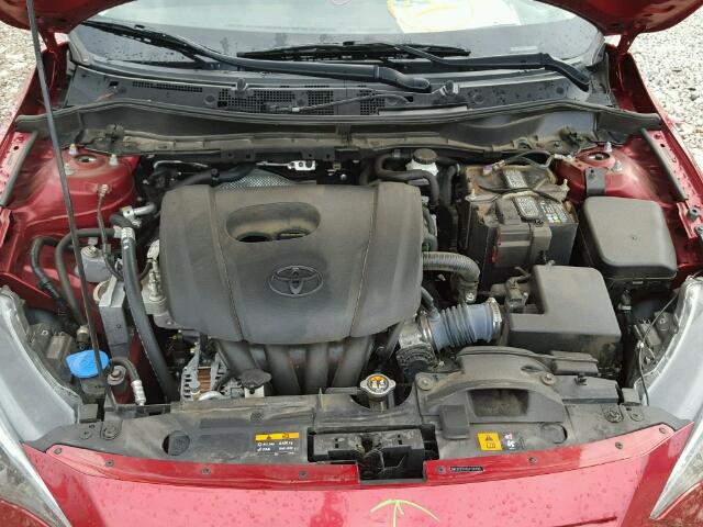 3MYDLBZV1GY126498 - 2016 TOYOTA SCION IA RED photo 7