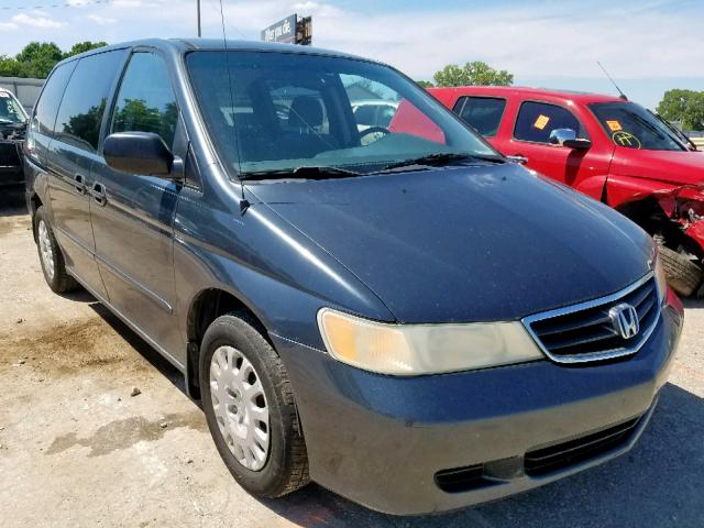 5FNRL185X4B138088 - 2004 HONDA ODYSSEY LX BLUE photo 1