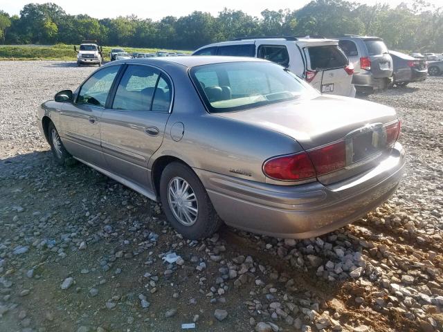 1G4HP54K324183571 - 2002 BUICK LESABRE CU BEIGE photo 3