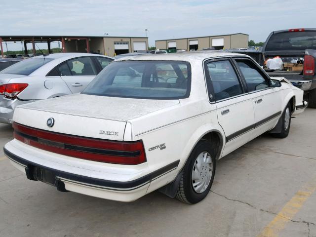 1G4AH54N8M6468427 - 1991 BUICK CENTURY CU WHITE photo 4