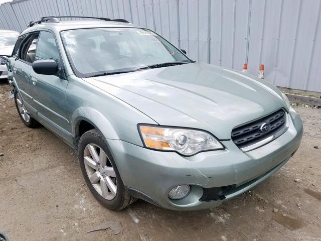 4S4BP61C767336319 - 2006 SUBARU LEGACY OUT GREEN photo 1