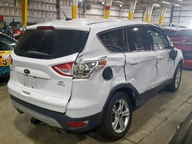 1FMCU9GX4DUA54811 - 2013 FORD ESCAPE SE WHITE photo 4