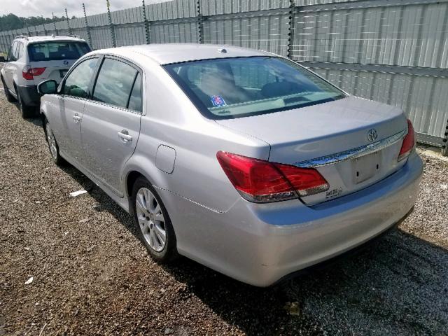 4T1BK3DBXBU408044 - 2011 TOYOTA AVALON BAS SILVER photo 3