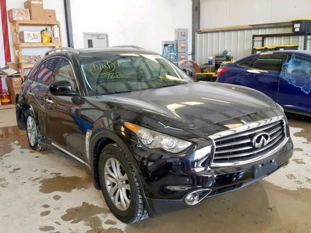 JN8AS1MW9CM153187 - 2012 INFINITI FX35 BLACK photo 1