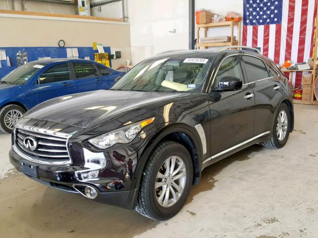 JN8AS1MW9CM153187 - 2012 INFINITI FX35 BLACK photo 2