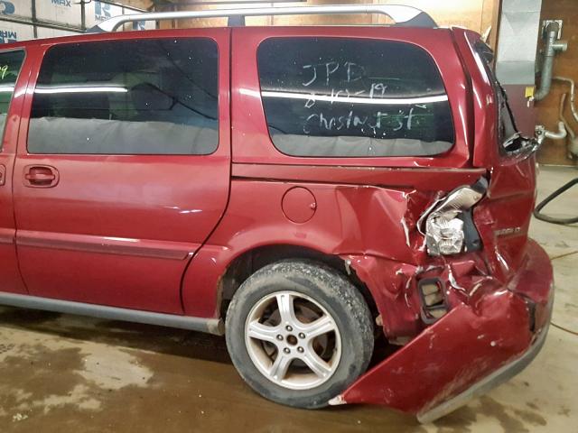 1GNDX33L15D265649 - 2005 CHEVROLET UPLANDER L 栗色 照片 9
