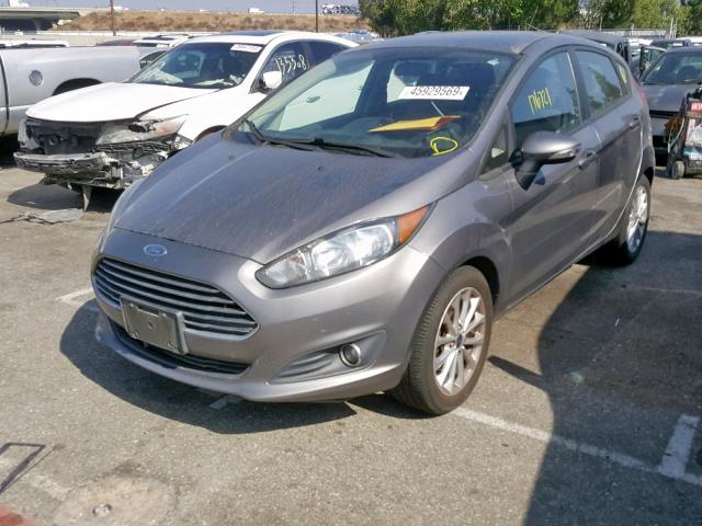 3FADP4EJ6EM200302 - 2014 FORD FIESTA SE GRAY photo 2