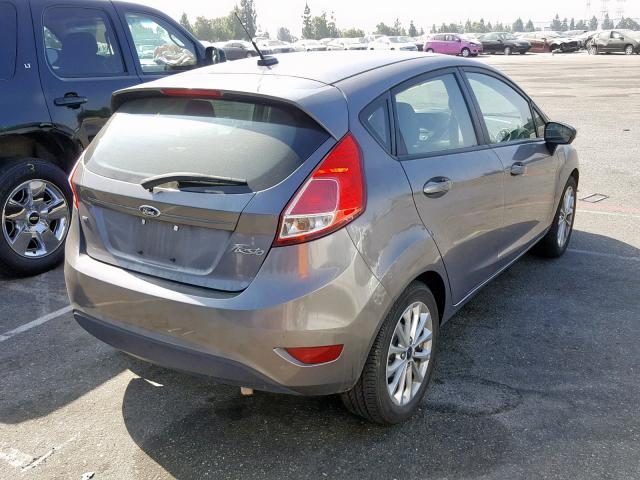 3FADP4EJ6EM200302 - 2014 FORD FIESTA SE GRAY photo 4