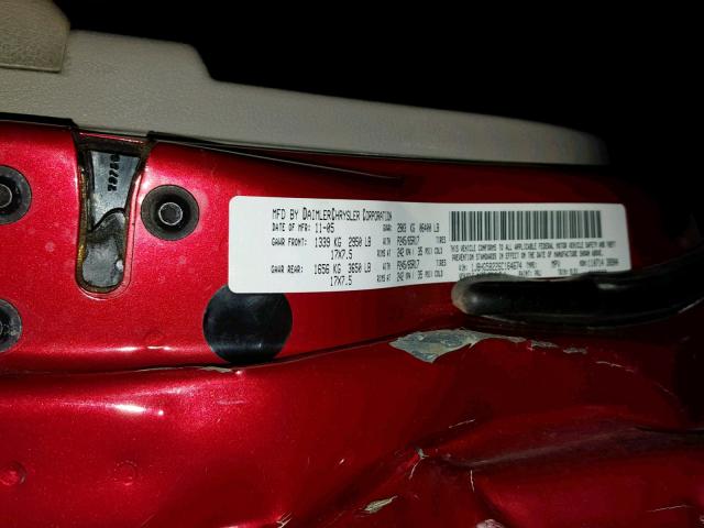 1J8HG58226C164674 - 2006 JEEP COMMANDER 栗色 照片 10