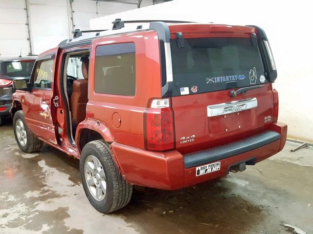 1J8HG58226C164674 - 2006 JEEP COMMANDER 栗色 照片 3