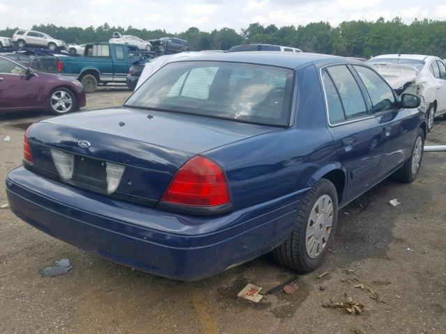 2FAHP71V59X146268 - 2009 FORD CROWN VICT BLUE photo 4