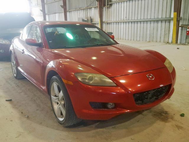 JM1FE173740108073 - 2004 MAZDA RX8 RED photo 1