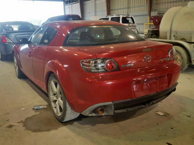 JM1FE173740108073 - 2004 MAZDA RX8 RED photo 3