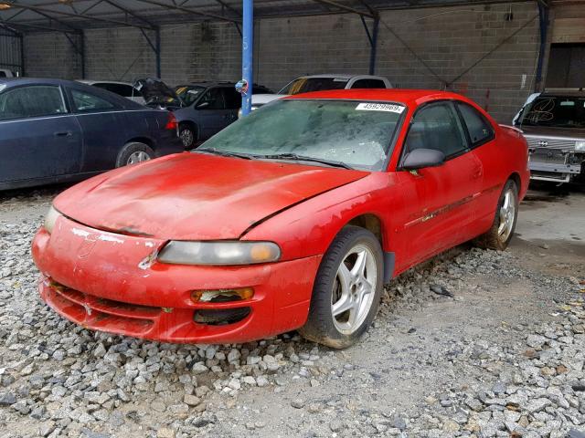 4B3AU42N7VE136807 - 1997 DODGE AVENGER RED photo 2