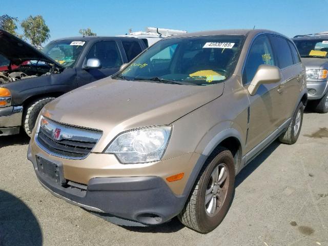 3GSCL33P78S553333 - 2008 SATURN VUE XE GOLD photo 2