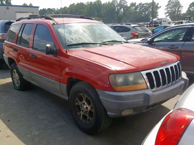 1J4G258S0XC698804 - 1999 JEEP GRAND CHER RED photo 1