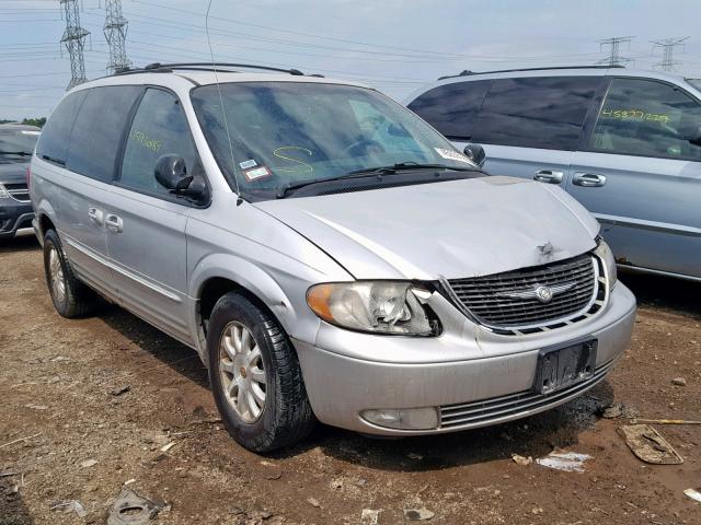 2C4GP54L83R206110 - 2003 CHRYSLER TOWN & COU SILVER photo 1