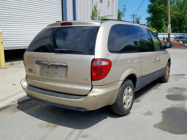 2C4GP44R65R446645 - 2005 CHRYSLER TOWN & COU TAN photo 4