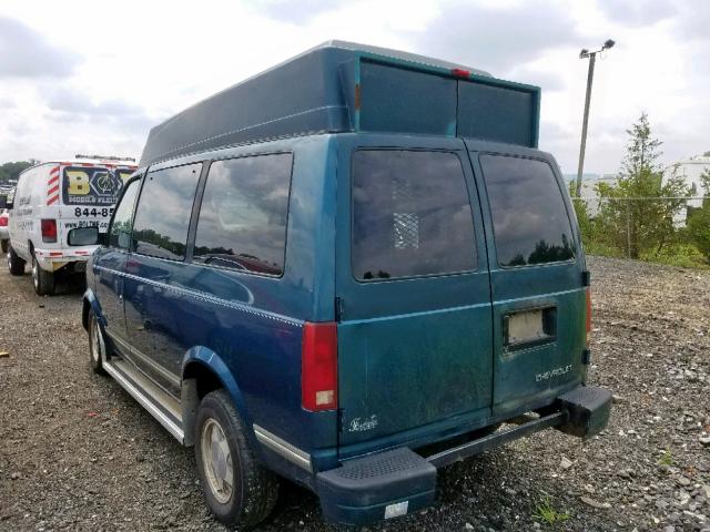 1GNDM19W5VB122679 - 1997 CHEVROLET ASTRO BLUE photo 3