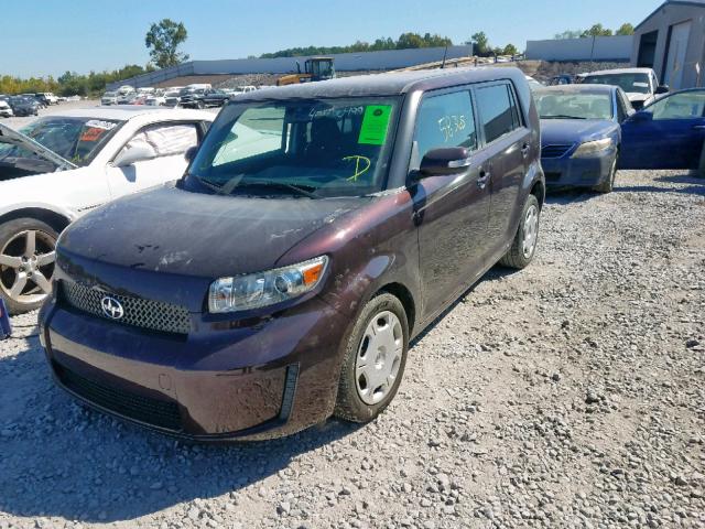 JTLKE50E591094441 - 2009 TOYOTA SCION XB 勃艮第红 照片 2