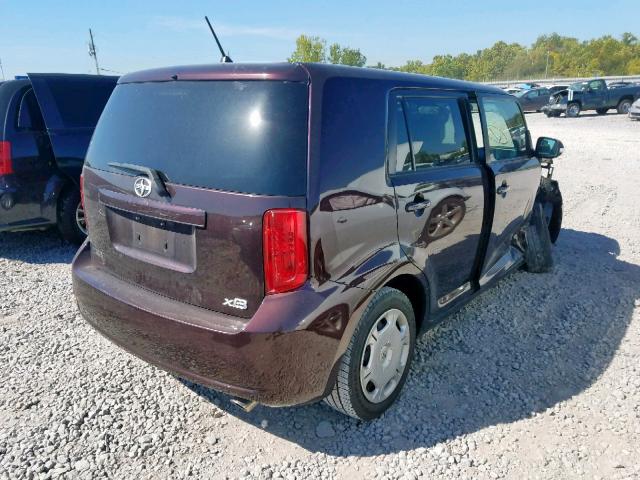 JTLKE50E591094441 - 2009 TOYOTA SCION XB 勃艮第红 照片 4