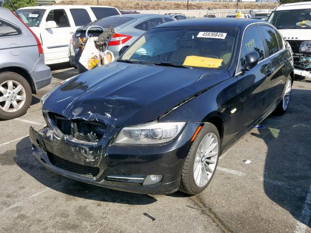 WBAPN7C53BA779677 - 2011 BMW 335 D BLACK photo 2