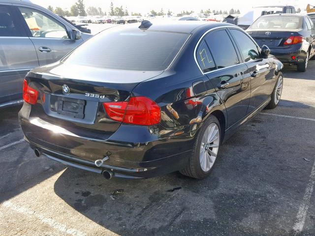 WBAPN7C53BA779677 - 2011 BMW 335 D BLACK photo 4
