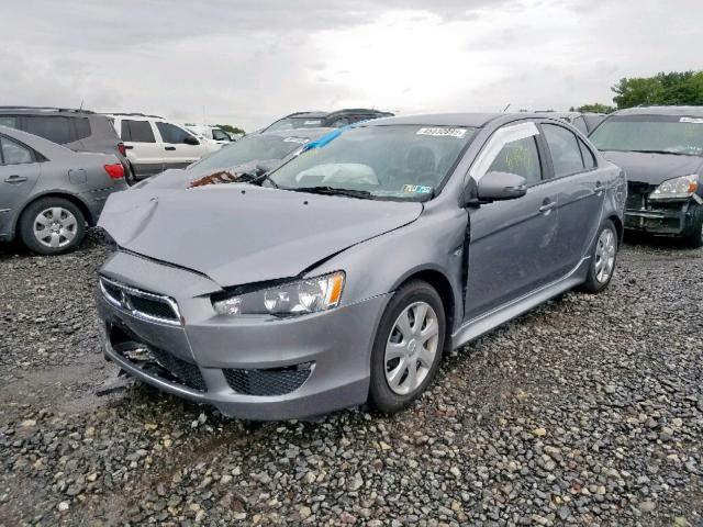 JA32U2FU5FU017783 - 2015 MITSUBISHI LANCER ES GRAY photo 2