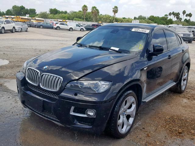 5UXFG8C50DL591042 - 2013 BMW X6 XDRIVE5 BLACK photo 2