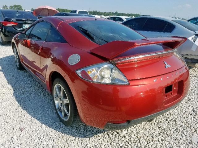 4A3AK64F38E018004 - 2008 MITSUBISHI ECLIPSE SE BURGUNDY photo 3