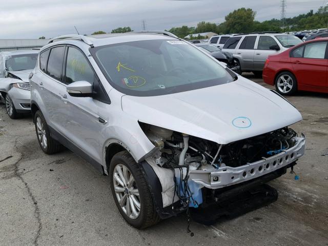 1FMCU0JD3HUE52172 - 2017 FORD ESCAPE TIT GRAY photo 1