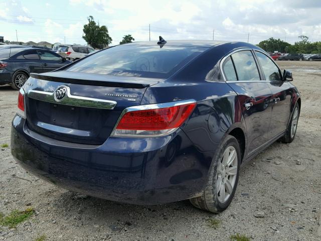 1G4GC5EC3BF351650 - 2011 BUICK LACROSSE C BLUE photo 4