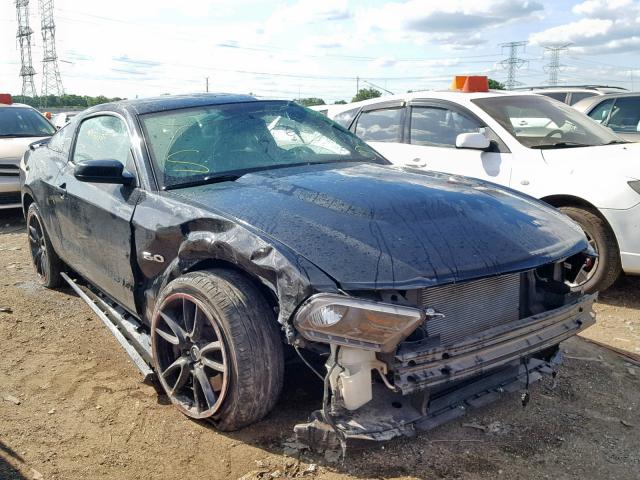 1ZVBP8CF8C5250979 - 2012 FORD MUSTANG GT BLACK photo 1