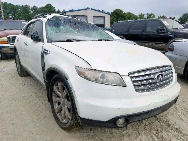 JNRAS08W54X217662 - 2004 INFINITI FX35 WHITE photo 1