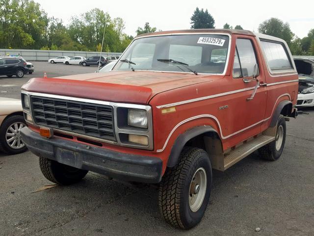 U15GLHA6267 - 1980 FORD BRONCO RED photo 2