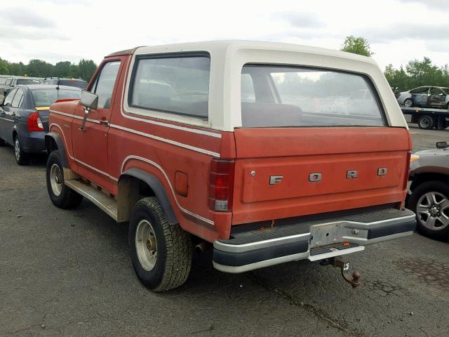 U15GLHA6267 - 1980 FORD BRONCO RED photo 3