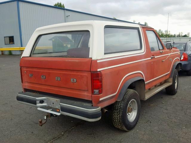 U15GLHA6267 - 1980 FORD BRONCO RED photo 4