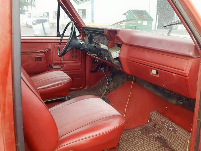 U15GLHA6267 - 1980 FORD BRONCO RED photo 5