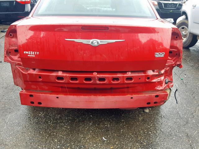 2C3CA5CV3AH326603 - 2010 CHRYSLER 300 TOURIN RED photo 10