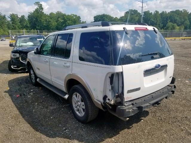 1FMEU74E26UB52402 - 2006 FORD EXPLORER E WHITE photo 3