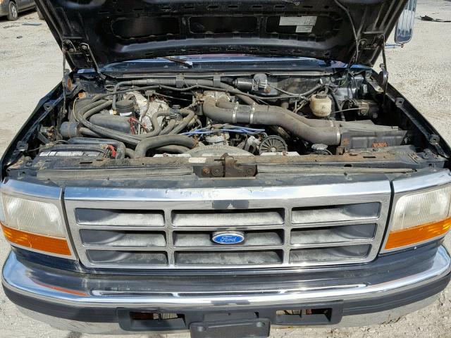 1FDLF47GXTEB59553 - 1996 FORD F SUPER DU BLACK photo 7