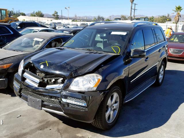 4JGBF7BE0CA789821 - 2012 MERCEDES-BENZ GL 450 4MA BLACK photo 2