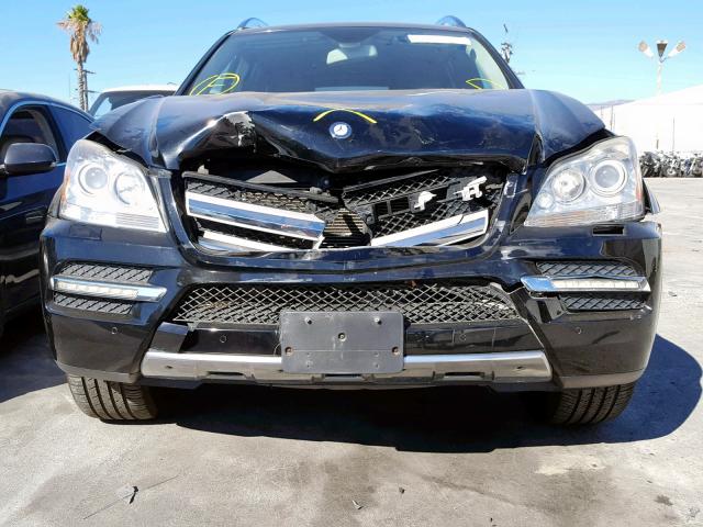 4JGBF7BE0CA789821 - 2012 MERCEDES-BENZ GL 450 4MA BLACK photo 9